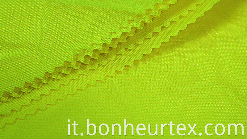 High vis stretch fabric